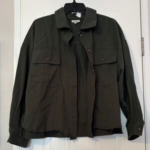 JODIFL Dark Olive Utility Jacket